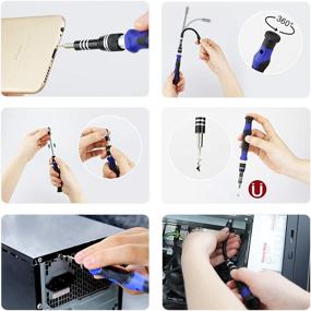 img 1 attached to 🔧 XOOL 140 in 1 Precision Screwdriver Set: Complete Magnetic Driver Kit for Electronics Repair