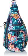 🎒 optimized for seo: vera bradley mini sling backpack for women - made with cotton logo