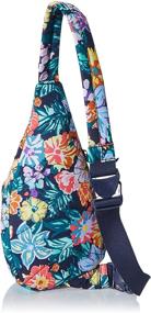 img 3 attached to 🎒 Optimized for SEO: Vera Bradley Mini Sling Backpack for Women - Made with Cotton