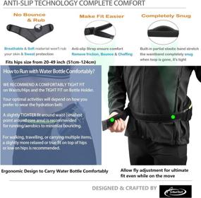 img 1 attached to AiRunTech Fanny Pack: The Perfect Hydration Belt for Active Runners and Athletes, With Water Bottle Holder and No-Bounce Design, Fits All Waist Sizes and Phone Models