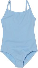 img 2 attached to Sansha Little Camisole Leotard: Высококачественная одежда для маленьких девочек для активных дней