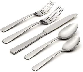 img 4 attached to 🍴 Набор столовых приборов из нержавеющей стали Oneida H290020A: 20 предметов прочности и элегантности