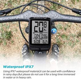 img 3 attached to 🚴 ANVAVA Bike Computer: Wireless Cycling Odometer & Speedometer with Waterproof Smart Backlight and HD Digital LCD Display - Easy Installation