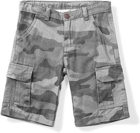 img 2 attached to 👕 Mesinsefra Lightweight Adjustable Army 180CM US Boys' Clothing - Shorts: Comfortable & Versatile Apparel for Active Boys
