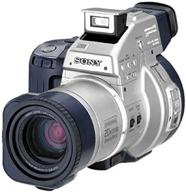 sony mavica mvccd1000 digital camera: high-resolution 2.1mp imaging excellence logo