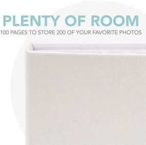 img 1 attached to 2x6 Inch Photo Strip Wedding Album - White Photo Booth Frames with 100 Pages for 200 Photos