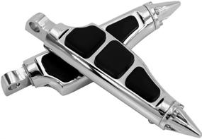 img 2 attached to GDAUTO Footpegs Motorcycle Vibration Skidproof