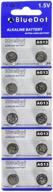 🔋 long-lasting bluedot trading ag13 lr44 button cell battery, pack of 10 logo