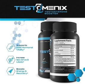 img 1 attached to 💪 TestoMenix: Unlock Your True Potential with All Natural Testosterone Booster - Boost Energy and Build Muscle Mass Fast! 60 Caplets