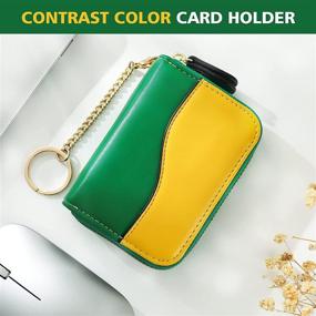 img 3 attached to APHISON Women's Handbags & Wallets: Secure Zipper Credit Holder Wallets for Stylish Protection