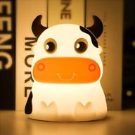 aveki portable nightlight silicone cows battery logo