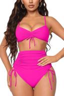 👙 meyeeka high-waisted bikini swimsuit for women's clothing & stylish cover-ups logo