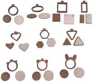different embroidery necklaces pendants miniature logo