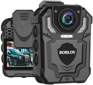 boblov t5 128gb/64gb 1296p body camera: wearable police body cam with audio recording, night vision, and file protection (128gb) logo