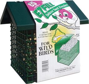 img 1 attached to 🐦 C & S Products Easy Fill Deluxe Suet Feeder with Roof: A Convenient Solution for Bird Feeding