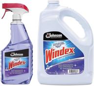 🧴 windex non-ammoniated multi-surface cleaner set - 32oz bottle with 1 gallon refill logo