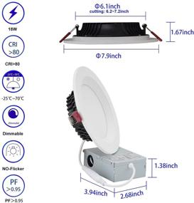 img 3 attached to 💡 Certified YVYVLTE Recessed Downlight: Flicker-Free Illumination You Can Trust!