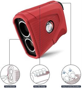 img 1 attached to 🏌️ TUSITA Силиконовый защитный чехол для Bushnell Pro XE - Аксессуары для гольф-лазерного дальномера: Полная защита для вашего устройства