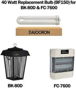 img 3 attached to 🔌 Replacement Bulb for Flowtron BK-80D, FC7600 and Wall Sconce Models - DAJOORON 40W (BF-150) Bug Zapper