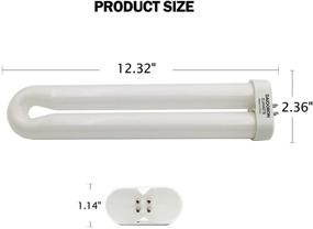img 1 attached to 🔌 Replacement Bulb for Flowtron BK-80D, FC7600 and Wall Sconce Models - DAJOORON 40W (BF-150) Bug Zapper