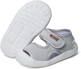 img 1 attached to 👣 Breathable Open Toe Athletic Sandals for Toddler Girls - Perfect Footwear Choice