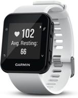 🏃 garmin 010-01689-03 forerunner 35, белый - простые в использовании gps-часы для бега логотип