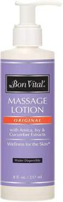 img 3 attached to 🧴 Bon Vital' Original Massage Lotion - Versatile Foundation for Soothing Sore Muscles & Repairing Dry Skin