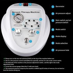 img 3 attached to 🍑 Вакуумный аппарат для массажа ягодиц с массажерами спины, в комплекте 24 вакуумных чашек, идеальный подарок на День Святого Валентина