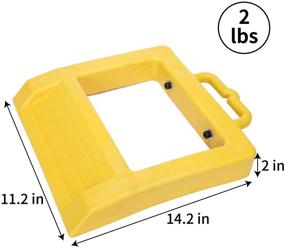 img 3 attached to 🛑 Pallet Stopper Length Material Handling Products by Homeon Wheels