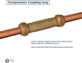 img 2 attached to Midline Valve RLC2234 Compression Coupling