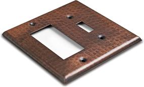 img 2 attached to Monarch Copper Hammered Single Switch Electrical and Wall Plates & Accessories