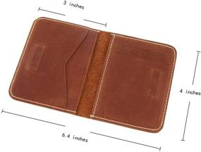 img 1 attached to DUEBEL Pocket Minimalist Leather Business