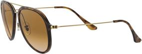 img 2 attached to Ray Ban Plastic Unisex Aviator Sunglasses