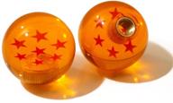 🐉 dragon ball z star manual shift knob by kei project - fits majority of vehicles (7 star) logo