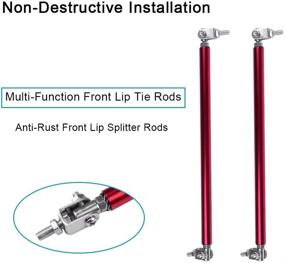 img 4 attached to Cciyu Adjustable Bumper Splitter 7 87 13