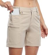 🩳 willit women's hiking cargo shorts: stretchable golf & outdoor summer shorts with pockets - water resistant 5 logo