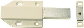 img 1 attached to Convenient Magnetic Touch Latch for Large Doors - White - 2 Pack