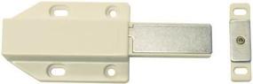 img 4 attached to Convenient Magnetic Touch Latch for Large Doors - White - 2 Pack