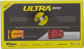 img 2 attached to 15-Pack of Yellow Wilson Ultra 500 Golf Balls