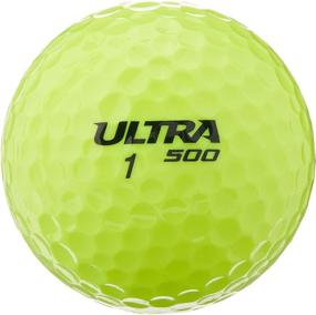 img 4 attached to 15-Pack of Yellow Wilson Ultra 500 Golf Balls