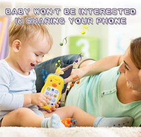 img 1 attached to 📱 Bright & Melodious Baby Cell Phone Toy: Interactive Music & Learning for Babies 6-24 Months - Ideal Gift for 1-3 Year Old Boys & Girls