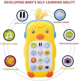 img 3 attached to 📱 Bright & Melodious Baby Cell Phone Toy: Interactive Music & Learning for Babies 6-24 Months - Ideal Gift for 1-3 Year Old Boys & Girls