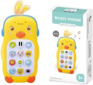 📱 яркий и мелодичный игрушечный детский мобильный телефон: интерактивная музыка и обучение для детей от 6 до 24 месяцев - идеальный подарок для мальчиков и девочек от 1 до 3 лет логотип