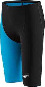 img 1 attached to 🏊 Enhanced Performance: Speedo Men's LZR Racer Pro Jammer with Distinctive Leg Contrast