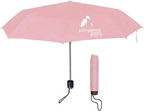img 1 attached to Pampered Pets Super Mini Telescopic Umbrella