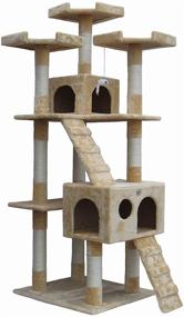 img 2 attached to 🐱 72-Inch Cat Tree by Go Pet Club