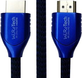 img 4 attached to WiRoTech HDMI Cable 4K Ultra HD With Braided Cable