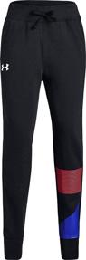img 2 attached to 👧 Active Girls' Clothing: Under Armour Jogger Heather X Small