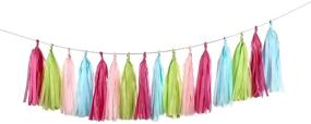 img 2 attached to 🎉 Tissue Paper Tassel DIY Party Garland Decor: Perfect for All Events & Occasions, 20 Tassels per Package!