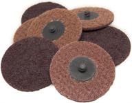 🔄 efficiently sand with benchmark abrasives 3" nylon surface conditioning quick change sanding discs - medium grit (25 pack) logo